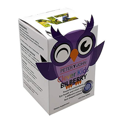 USA imported kids vision care supplement container on a clean commercial background.