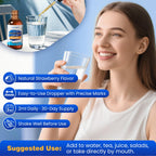 Side view of Lazpowfi supplement bottle with herbal details