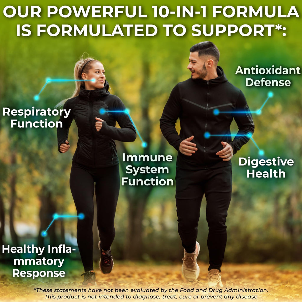 Echinacea and Goldenseal supplement bottle side view
