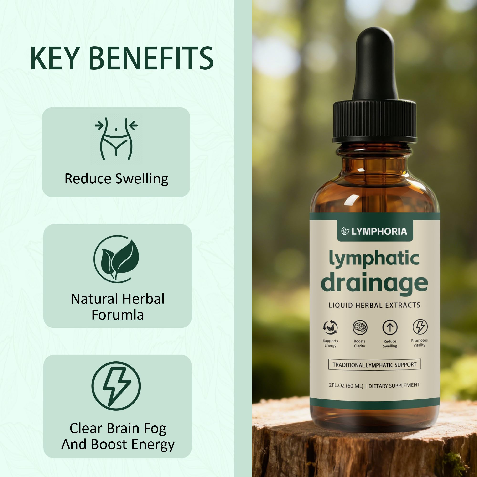 Ccdsr Lymphoria liquid herbal supplement bottle