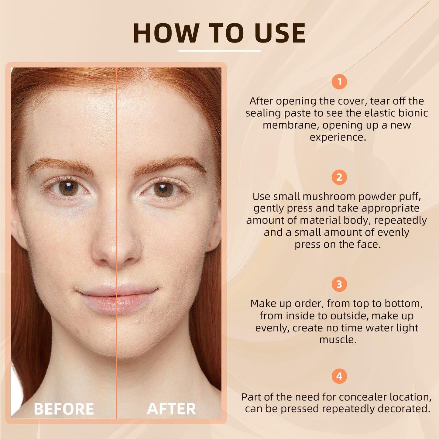 Compact design of the CC cream for travel