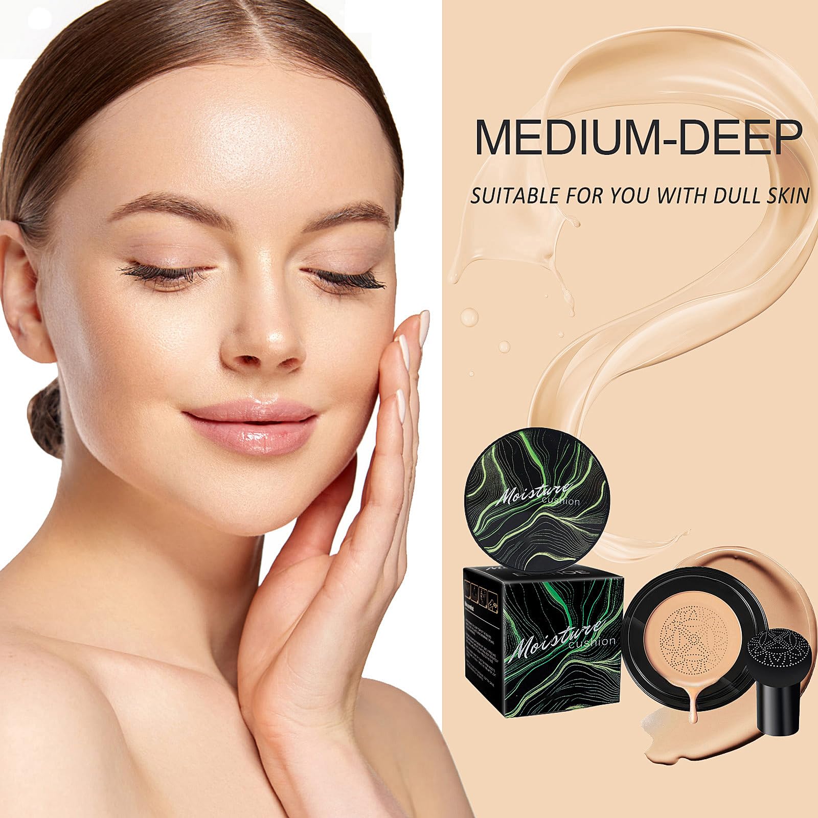 Compact packaging of Ursoulney Air Cushion CC Cream