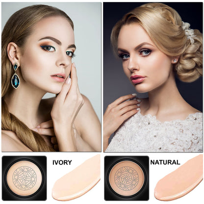 Mushroom shaped applicator sponge for foundation blending