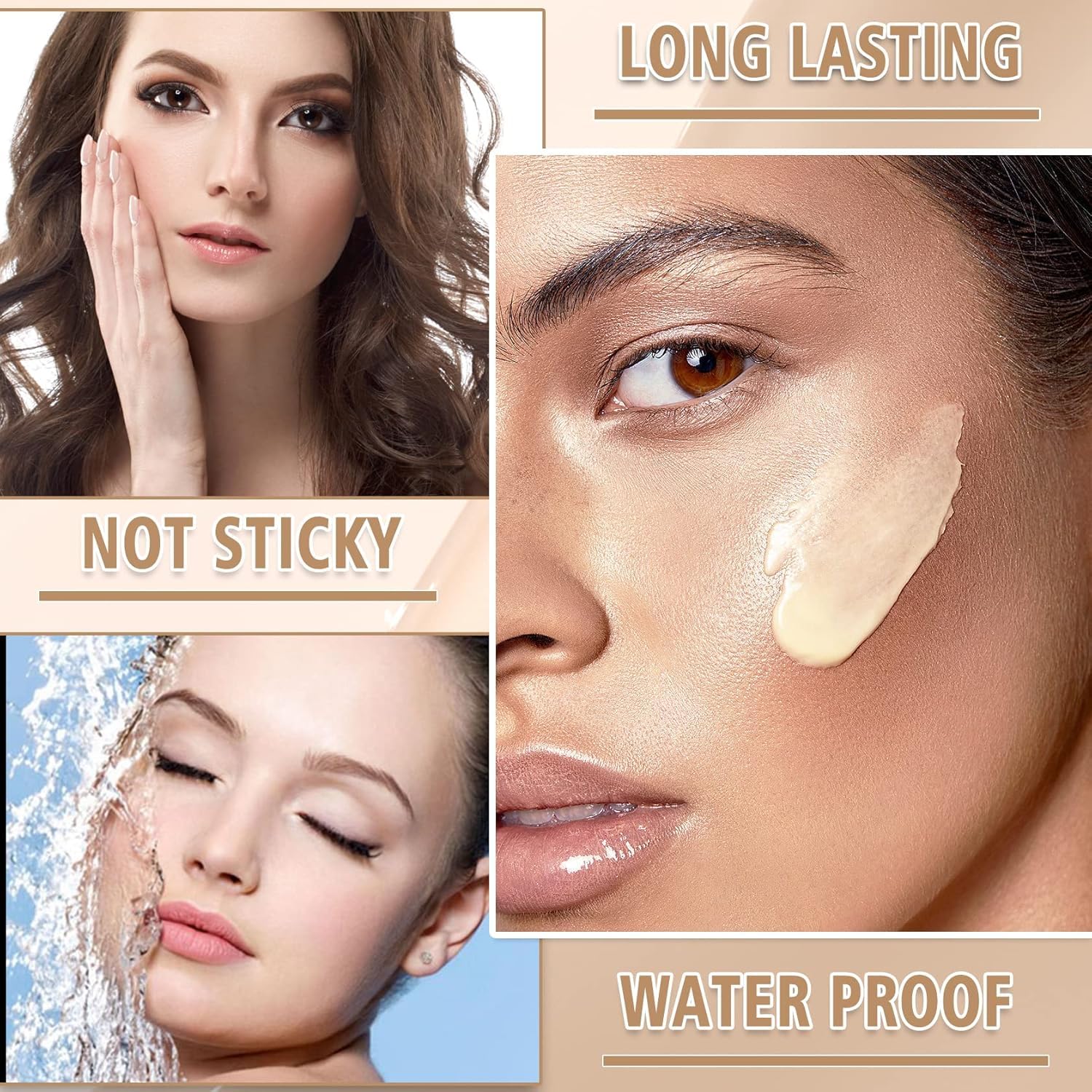 Yingmo BB Cream CC Cream open compact with cushion