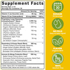 Muechaya Mullein lung cleanse supplement label details