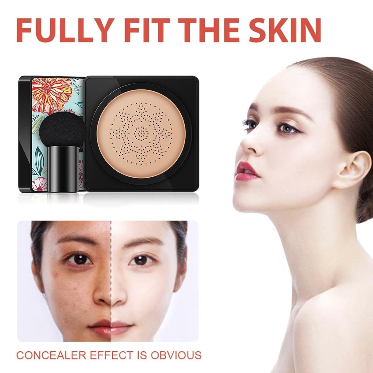 Edmer Linasi CC cream texture swatch on skin