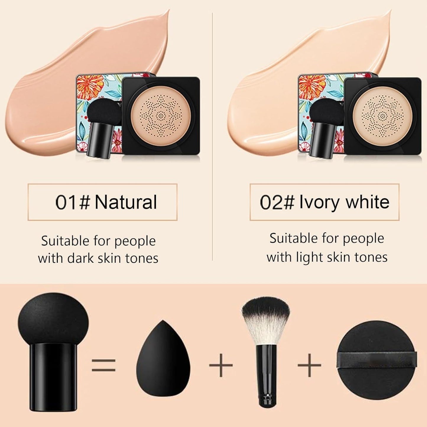 Edmer Linasi beauty cream packaging showing shade detail