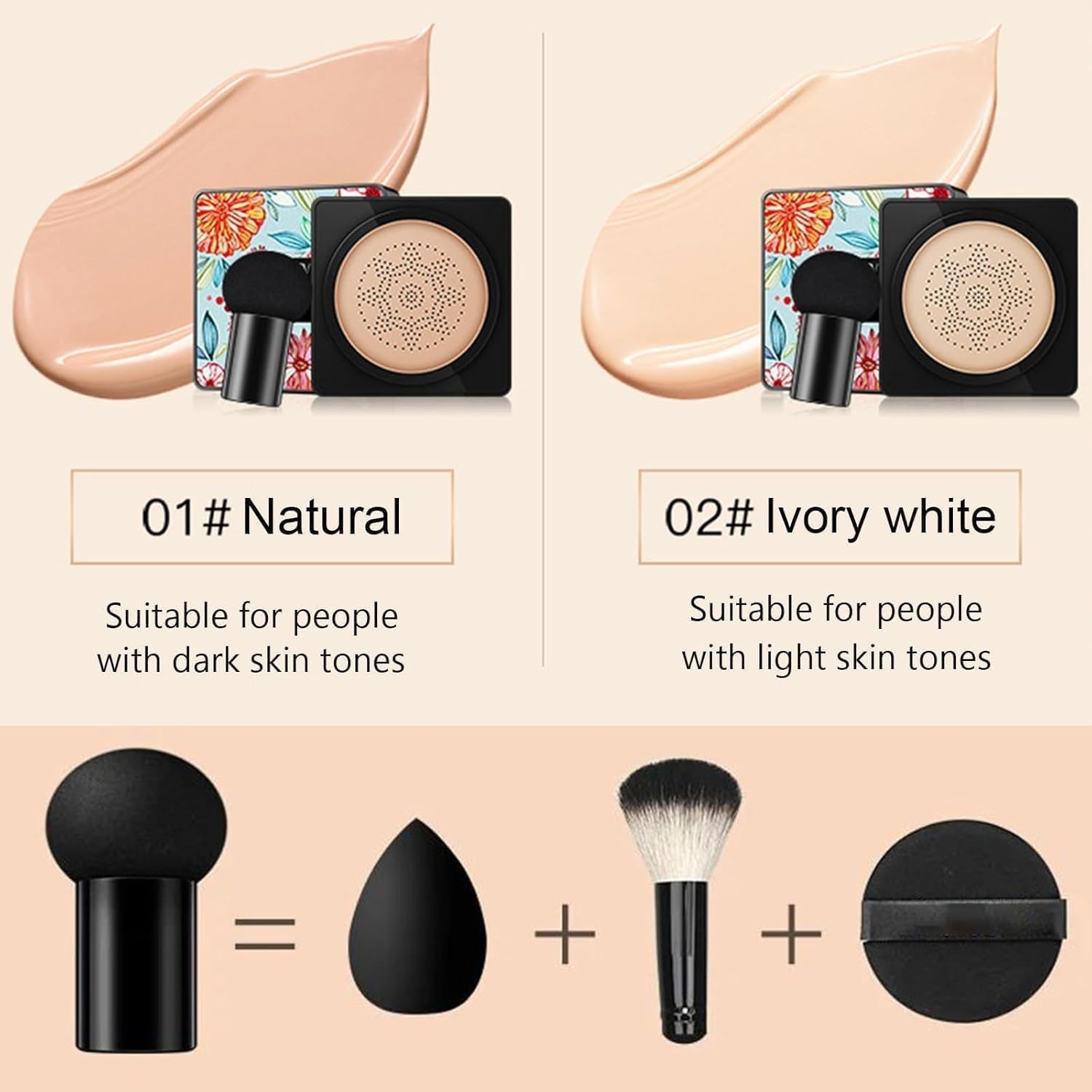 Edmer Linasi beauty cream packaging showing shade detail