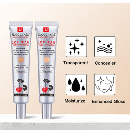 Applying Wfwj CC Cream for full coverage foundation effect