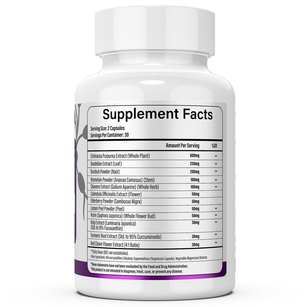 Group of ingredients representing Lazpowfi herbal complex