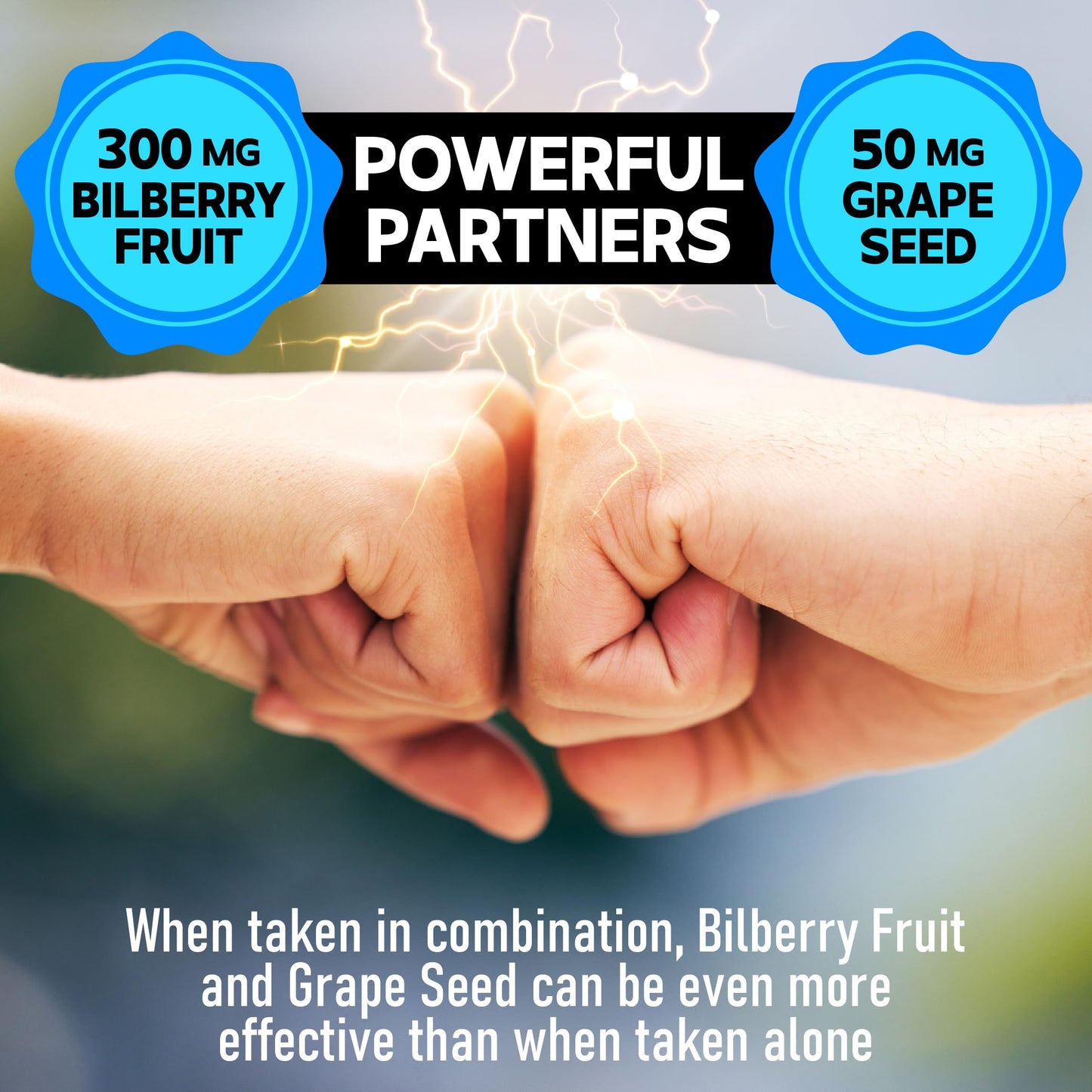 Dedicad antioxidant rich bilberry and grape seed heart health dietary supplement bottle side view.