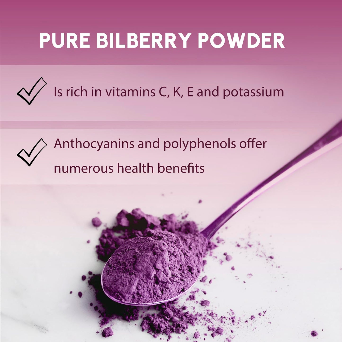 Eight ounce pouch of clean label superfood powder for baking