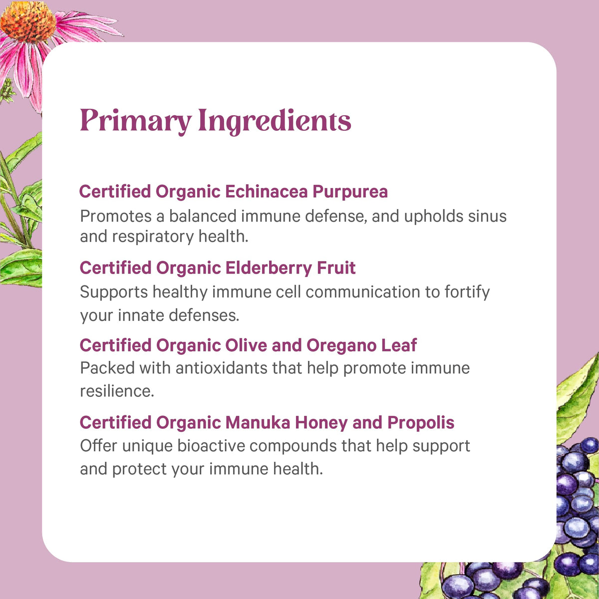 Pure Synergy Rapid Rescue premium immune support dietary supplement packaging