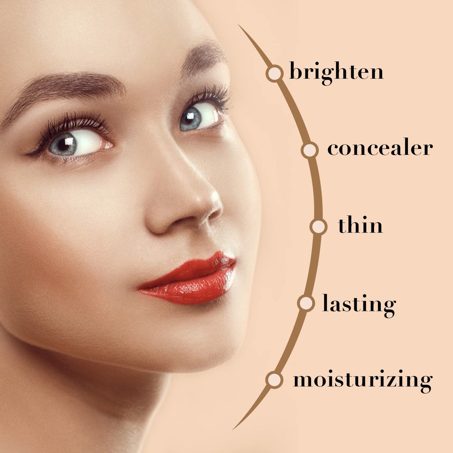 Side profile of Zdhsoy cushion foundation packaging