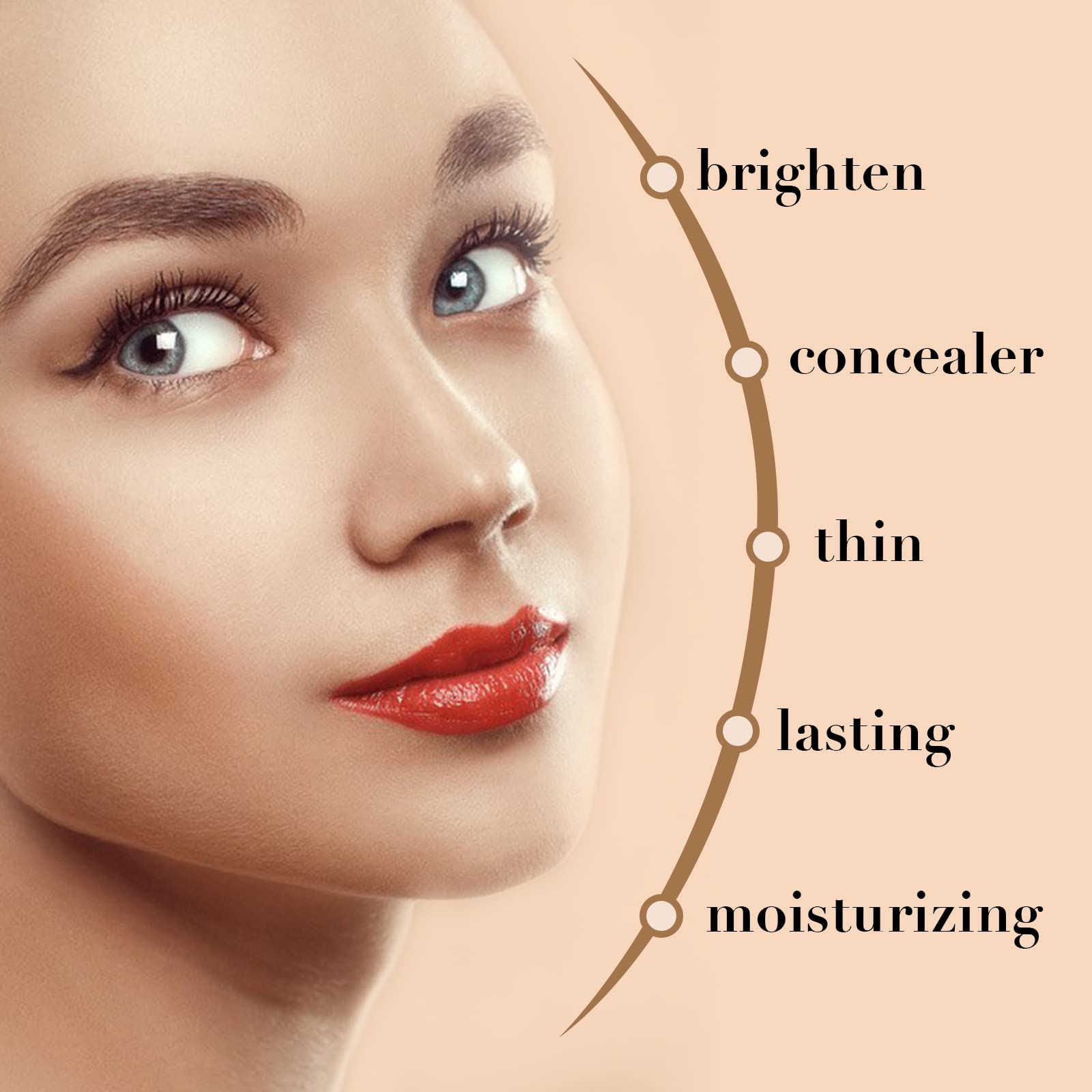 Side profile of Zdhsoy cushion foundation packaging