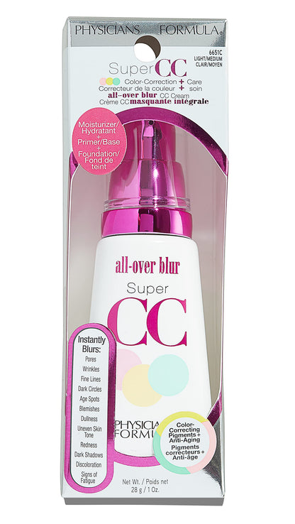 Physicians Formula color-correcting cream texture and swatch