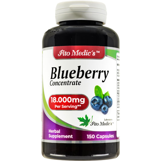 Fito Medics 60 to 1 concentrated berry extract supplement label details and supplement facts