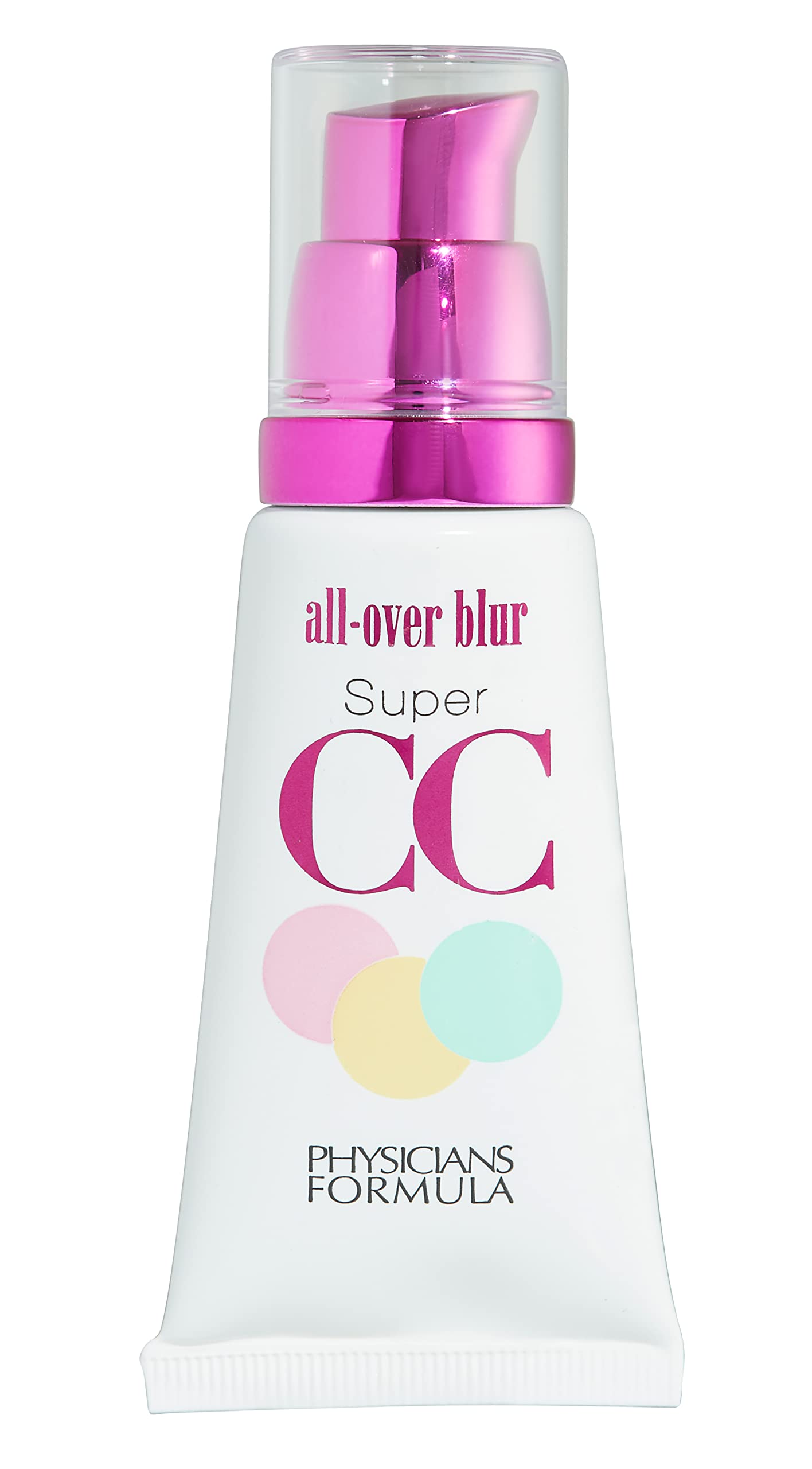 Physicians Formula CC Cream pump applicator close up