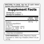 Authentic USA imported blueberry extract capsules by Fito Medics Lab for antioxidant support
