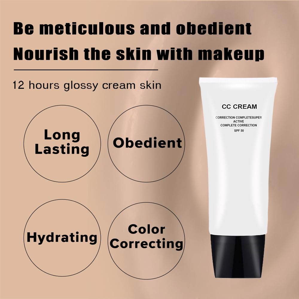 Ghfczoo CC Cream for mature skin travel-friendly 30ml tube