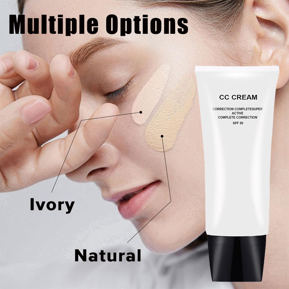 Comparison of skin before and after using Ghfczoo CC Cream