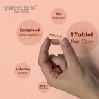 Pureclinica premium antioxidant anthocyanidins supplement 180 vegan tablets
