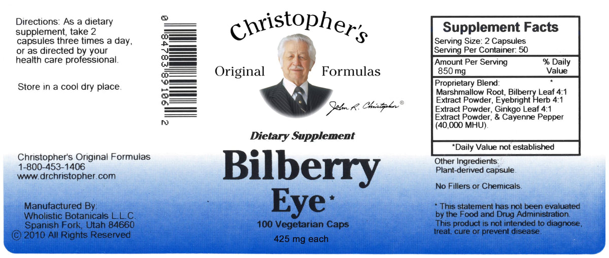 Vegetarian eye health supplement bottle showcasing high quality GMP certified manufacturing standards