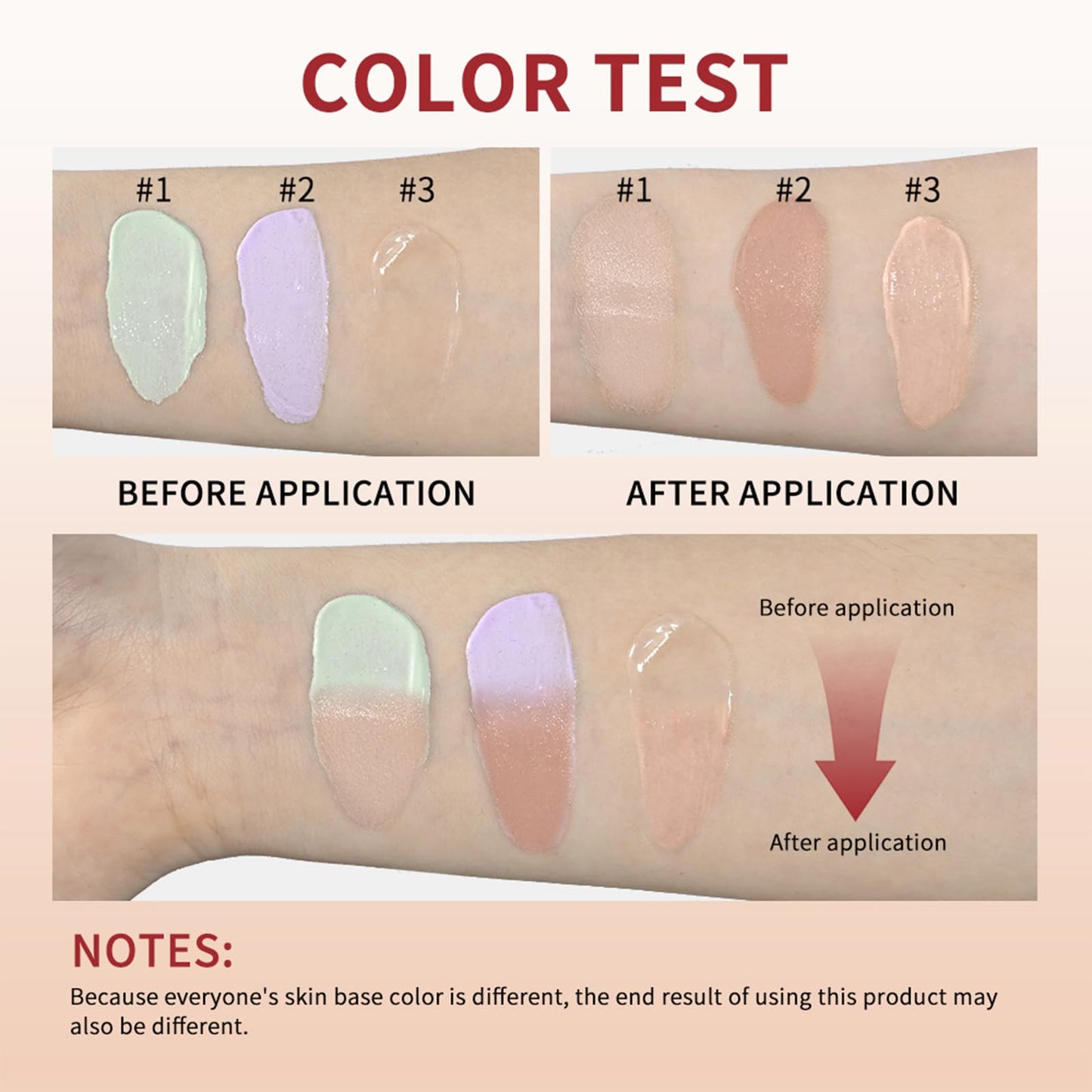 Eonfave CC Red Correction Cream for acne marks and redness