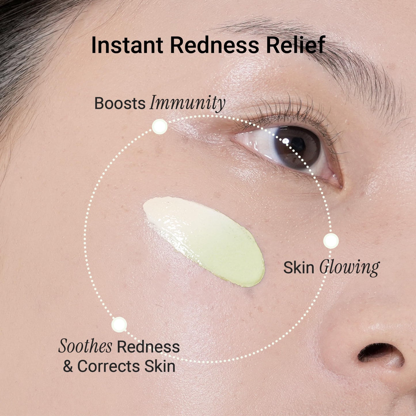 Meebak Cica Redness Solution Cream packaging and size reference