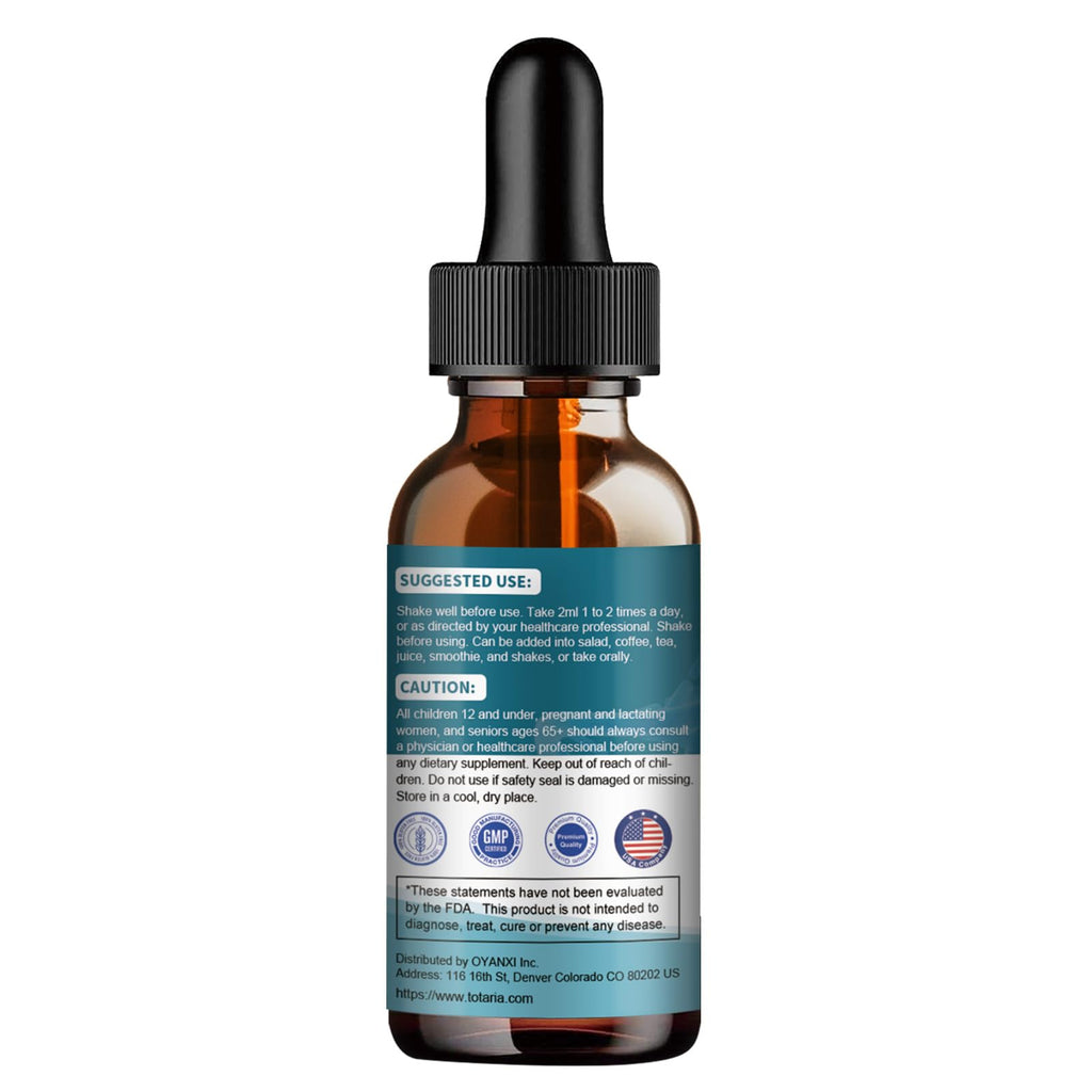 Natural raspberry flavored immune support liquid drops