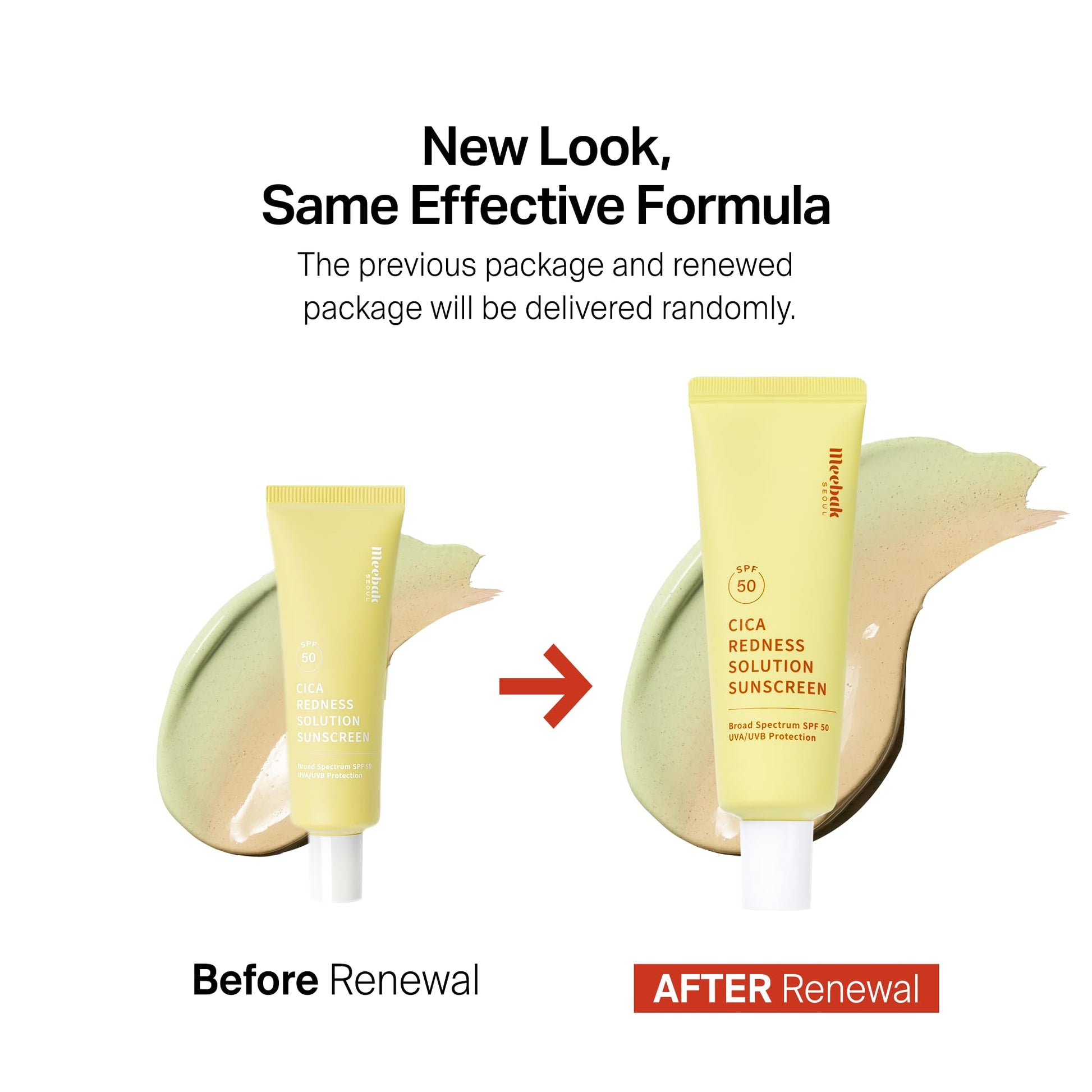 Meebak Cica green-to-beige color correcting effect