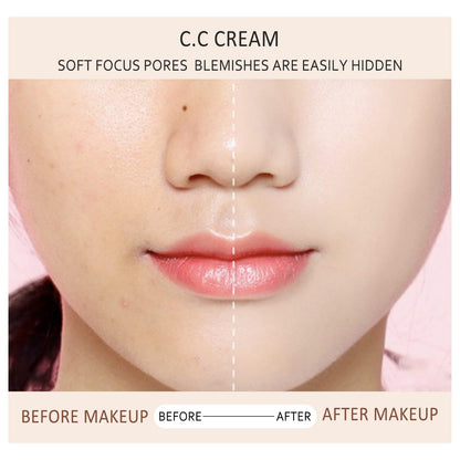 Weispo CC Cream SPF 50 tube with natural color shade indicator