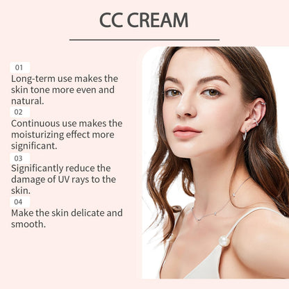 Side view showing CC cream tube and branding details
