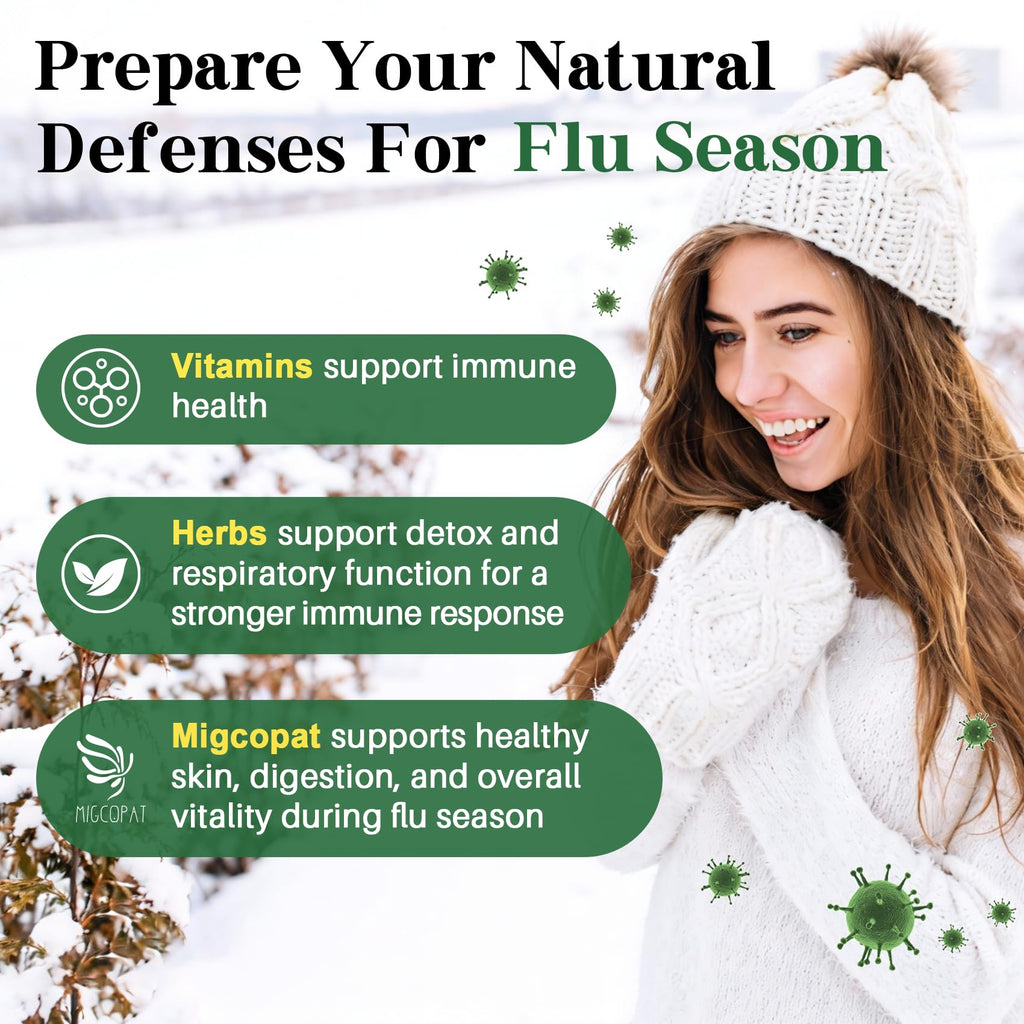 Migcopat 26 in 1 immune support and detox drops packaging