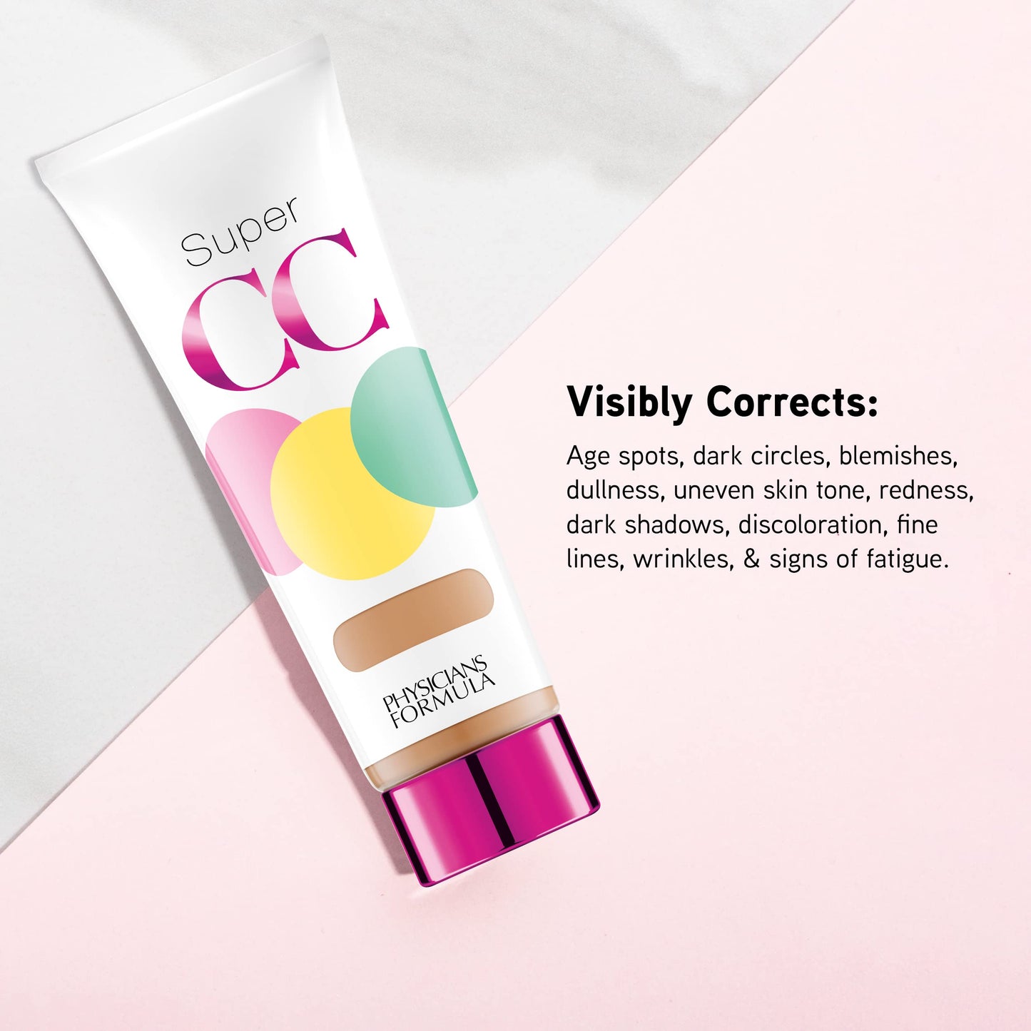 Physicians Formula Super CC cream SPF 30 packaging details