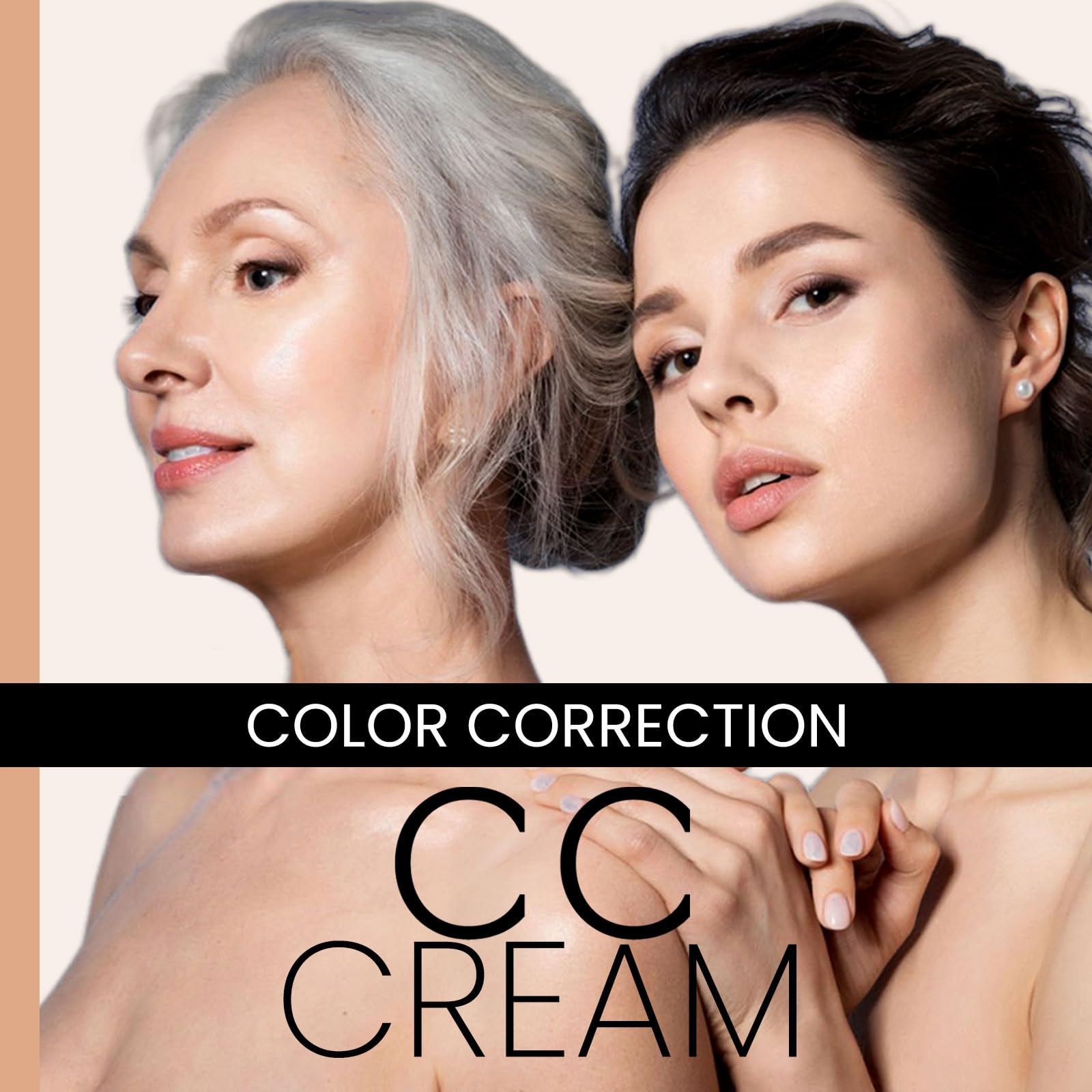 Buatkontly CC Cream SPF 43 bottle with texture swatch