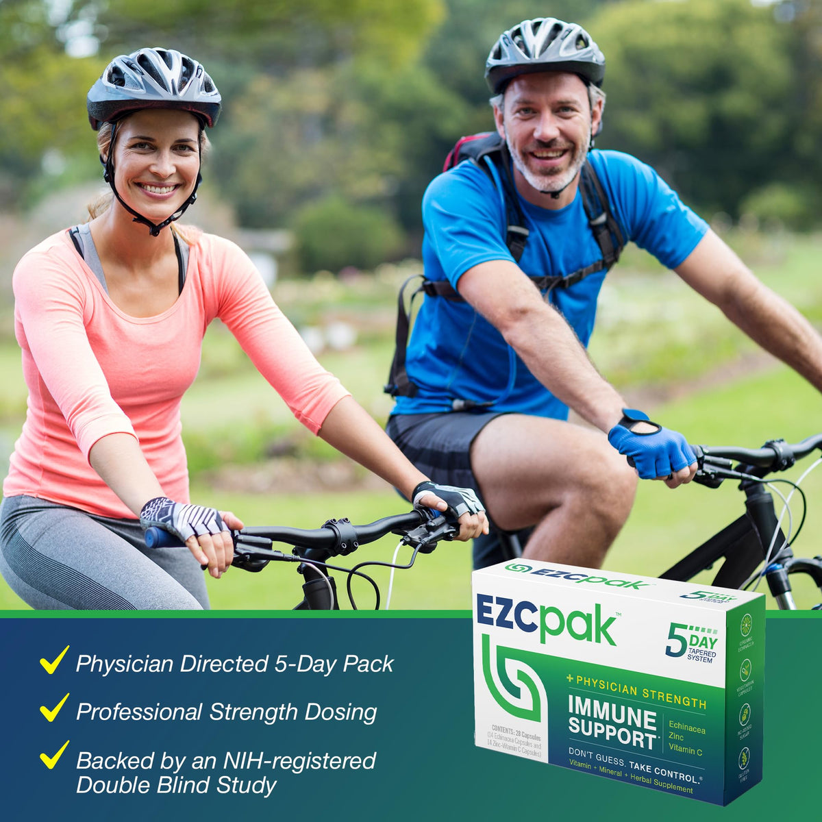 EZC Pak 5-day immune support clinical trial info