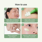 Meebak sensitive skin color corrector ready for daily skincare routine