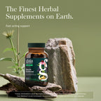 Gaia Herbs Quick Defense vegan liquid capsules label details