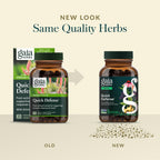 Authentic Gaia Herbs Quick Defense 80 count bottle for immune health