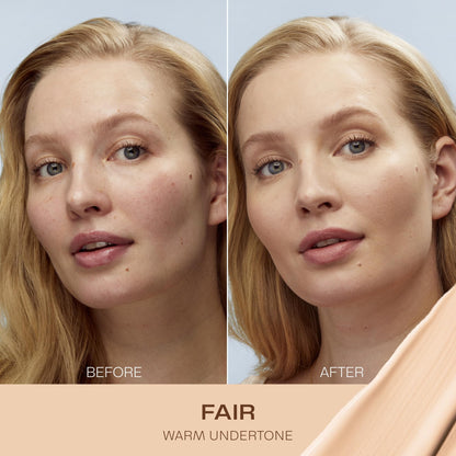 Lumene lightweight foundation texture swatch