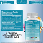 Liberty Lifestyle 8 in 1 health supplement for immune support