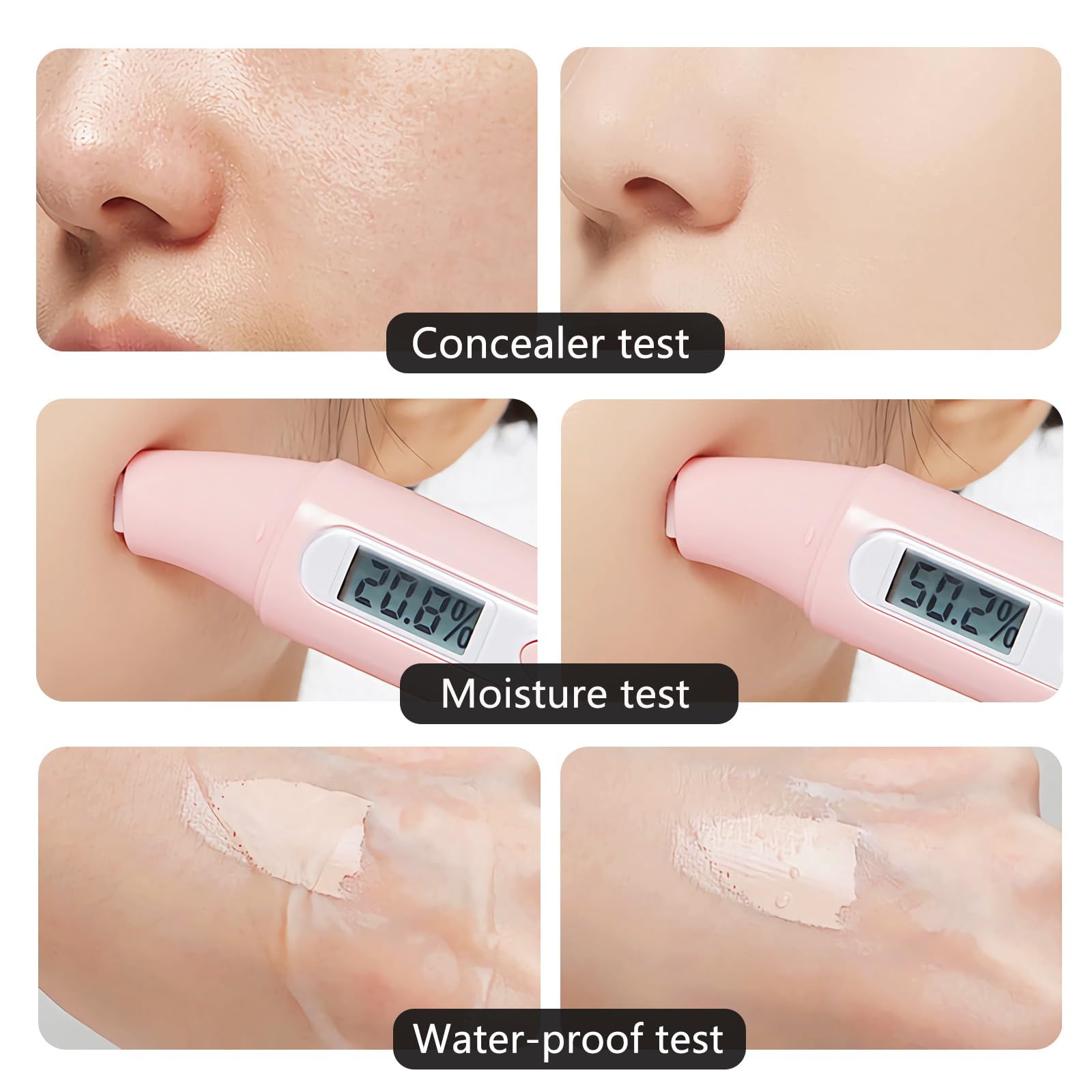 Close up of air cushion sponge texture
