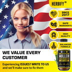 Herbify Mullein Drops 4 fluid ounce bottle on a clean background.