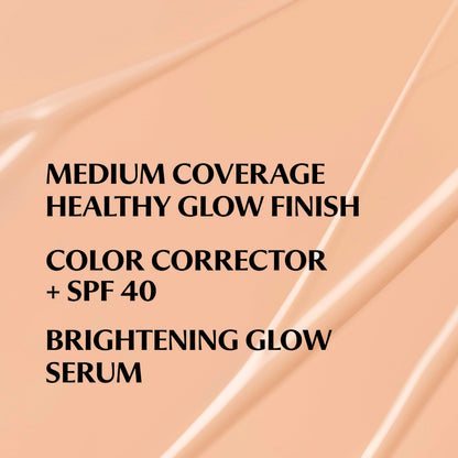 It Cosmetics CC+ Nude Glow foundation texture and serum glow
