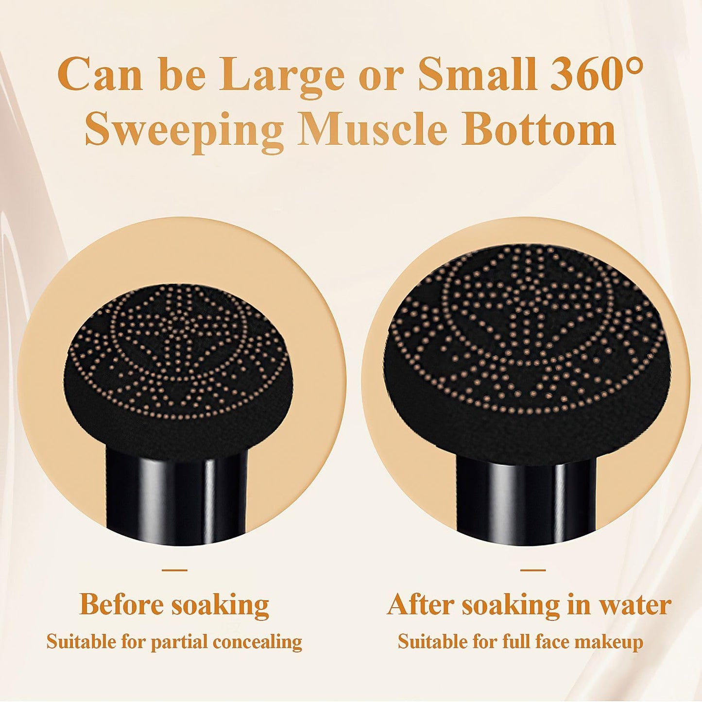 Oetuiow Mushroom Head Air Cushion natural color shade