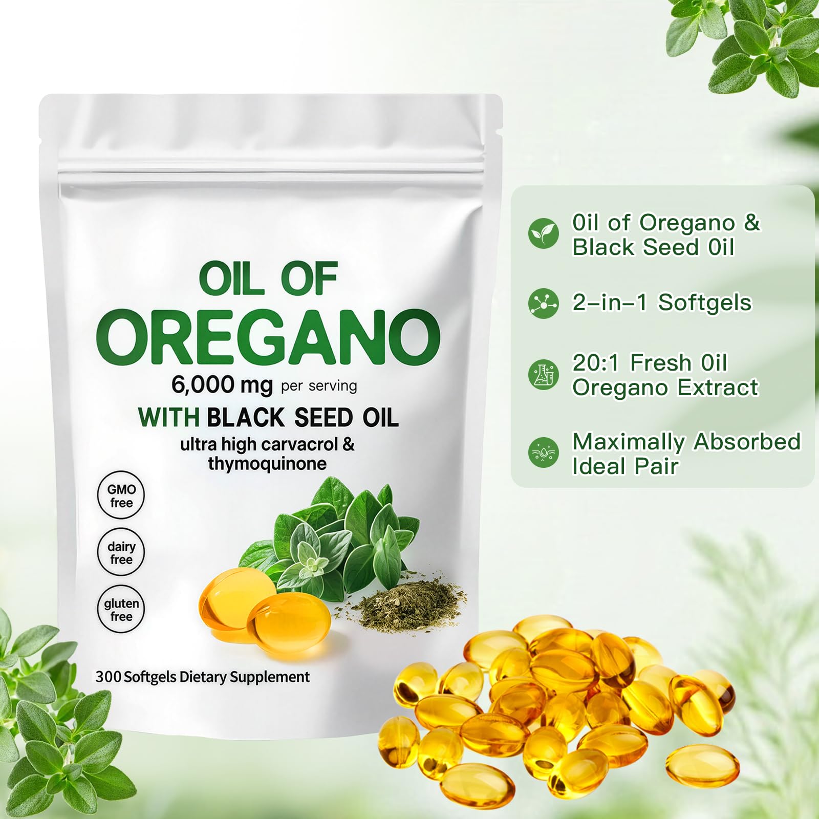 Zeyaruibo antioxidant supplement packaging displaying product benefits for respiratory and gut health