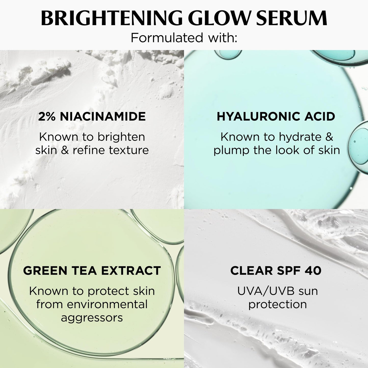 Comparison of skin before and after using It Cosmetics CC+ Nude Glow