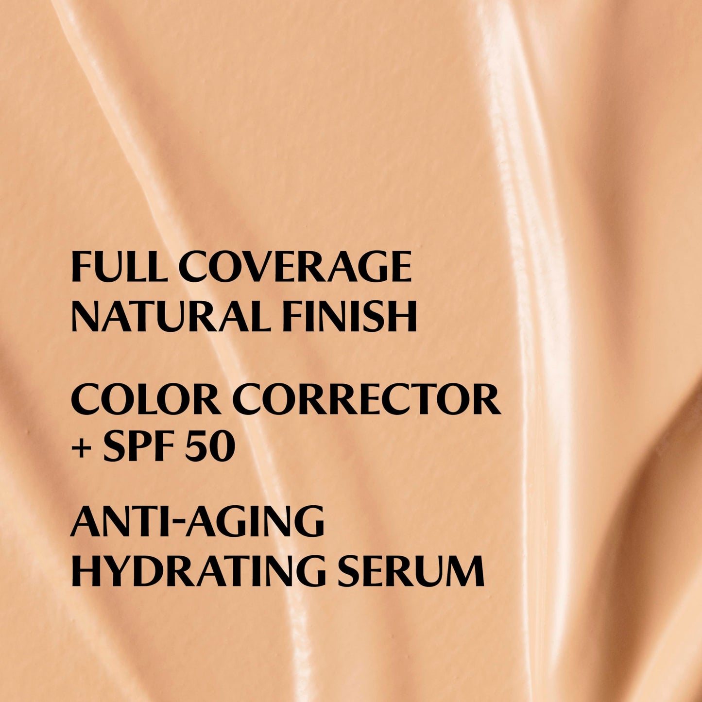 It Cosmetics CC Cream texture on skin swatch