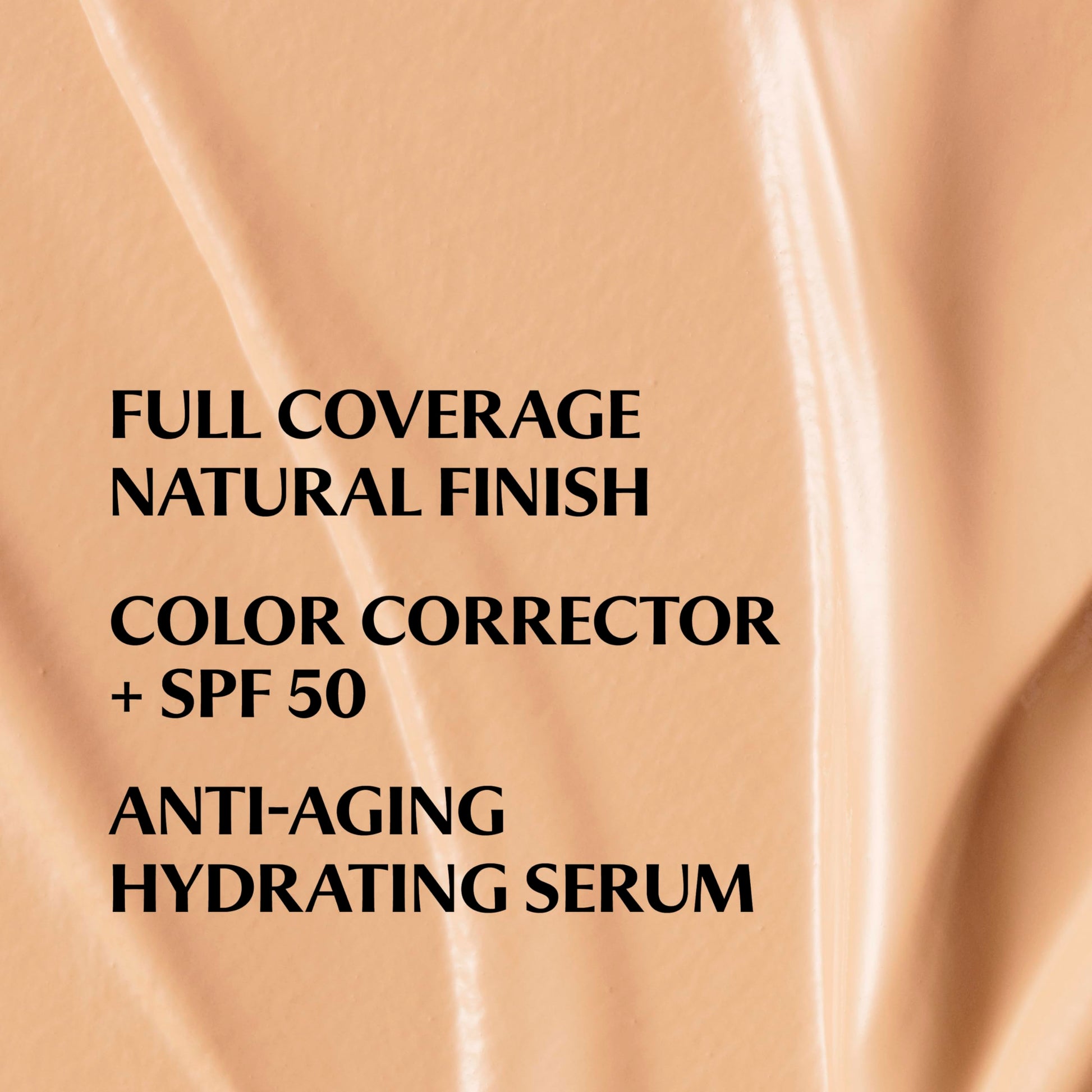 It Cosmetics CC Cream texture on skin swatch